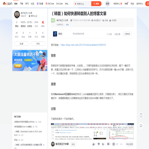 （转载）如何快速转载别人的博客文章_转载blog-CSDN博客